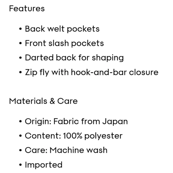 ARITZIA WILFRED EFFORTLESS SHORTS MID THIGH CREPETTE 6 - Picture 7 of 7